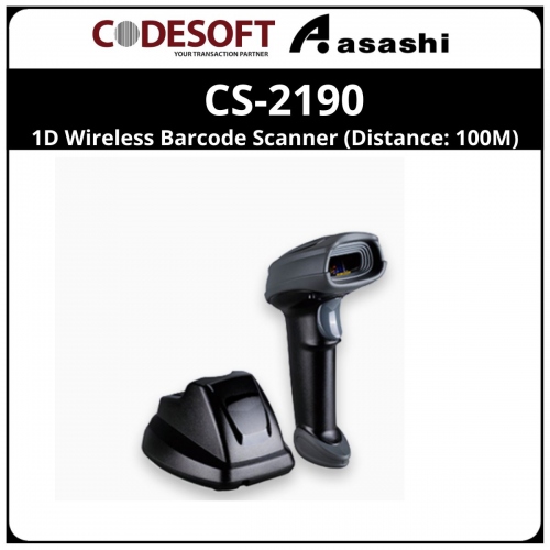 Code Soft CS-2190 1D Wireless Barcode Scanner (Distance: 100M)