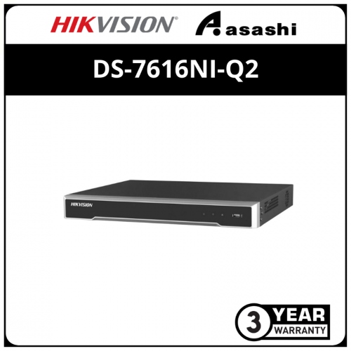 Hikvision DS-7616NI-Q2/16P 16Channel 8MP POE Network Video Recorder (W/O HDD)