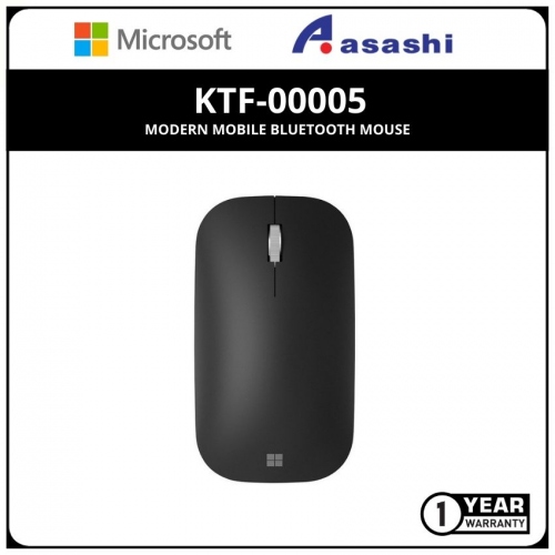 Microsoft KTF-00005 Modern Mobile Bluetooth Mouse - Black (1 yrs Limited Hardware Warranty)