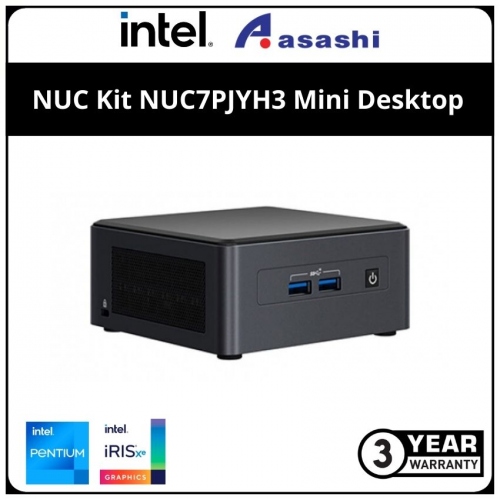 Intel NUC Kit NUC7PJYH3 Mini Desktop PC (Pentium J5005, Intel Graphics, Intel AC 9462)