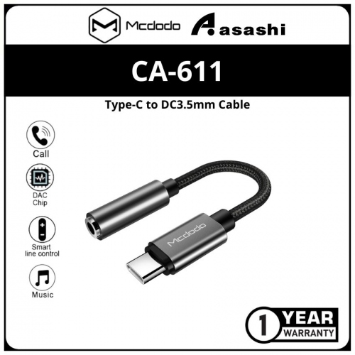 Mcdodo CA-6110 TYPE-C to DC3.5mm Cable