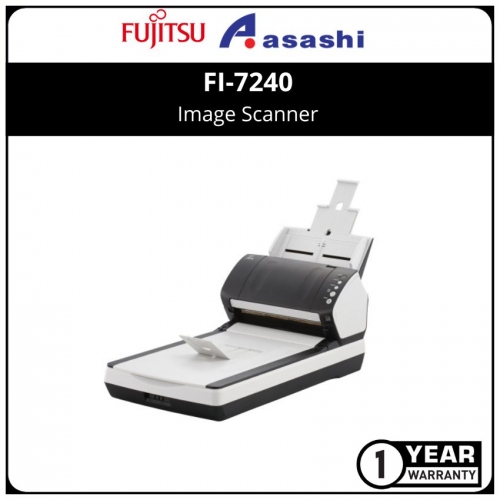 Fujitsu FI-7240 Image Scanner (40 ppm / 80 ipm, 80-sheets ADF