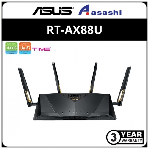 Asus RT-AX88U WiFi Router Wireless AX6000 for Unifi Maxis TIME Fiber RT AX88U RTAX88U