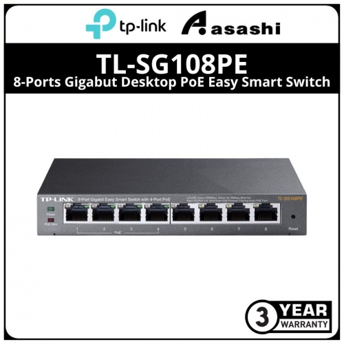 TP Link TL SG1005P 5 Port Gigabit Ethernet PoE Desktop Switch with 4 PoE  Ports, 55W : : Computers & Accessories