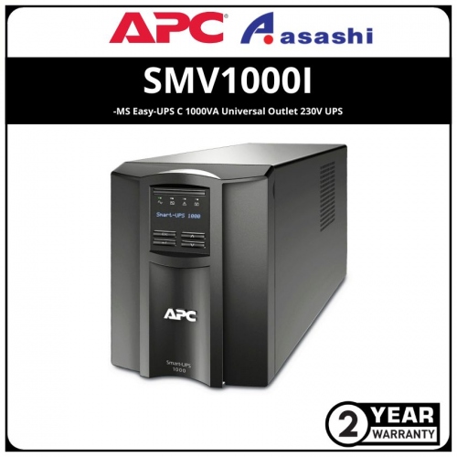 APC SMV1000I-MS Easy-UPS C 1000VA Universal Outlet 230V UPS