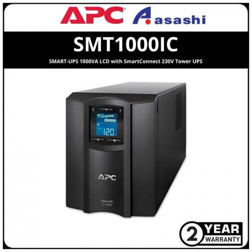 APC SMT1000IC SMART-UPS 1000VA LCD with SmartConnect 230V Tower UPS
