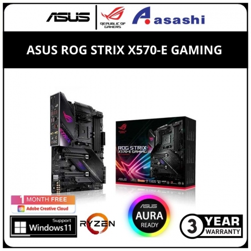 ASUS ROG STRIX X570-E GAMING (AM4) ATX Motherboard