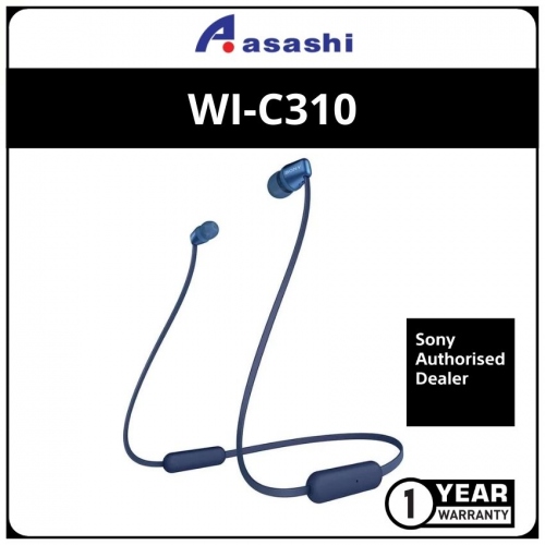 Sony WI-C310/Blue Wireless In-Ear Headphone (1 yrs Manufacturer Warranty)