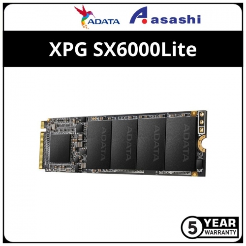 ADATA XPG SX6000Lite 128GB M.2 2280 PCIE Gen3 x4 NVMe SSD - ADT-ASX6000LNP128GT (Up to 1800MB/s Read & 600MB/s Write)