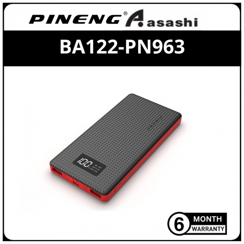 Pineng BA122-PN963 10000mah (Polymer) Power Bank (6 month Limited Hardware Warranty)