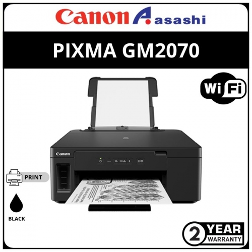 Canon GM2070 A4 Ink Efficient Printer (Print,Duplex Printing,Wifi Direct) 2 Yrs Warranty or 30,000pages whichever comes first