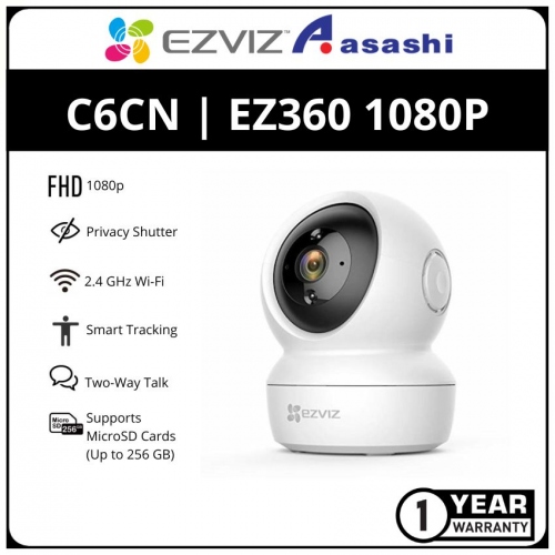 Ezviz C6CN EZ360 1080P Full HD Pan Tilt Motion Tracking IP Wireless WiFi Security Camera