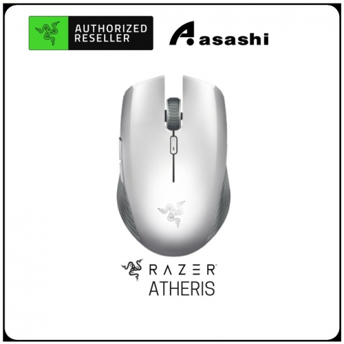 Razer Atheris - Mercury White - Dual 2.4 GHz & Bluetooth LE (6 buttons, 7,200dpi Optical) RZ01-02170300-R3M1
