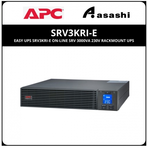 APC Easy UPS SRV3KRI-E On-Line SRV 3000VA 230V Rackmount UPS