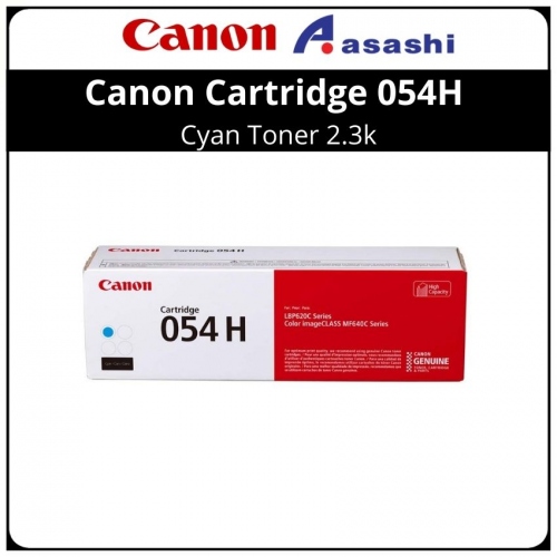 Canon Cartridge 054H Cyan Toner 2.3k
