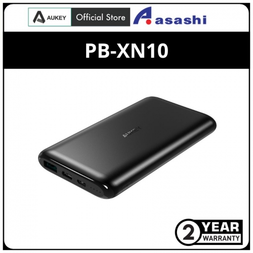 AUKEY PB-XN10 10000mAh USB-C Power Bank - Black