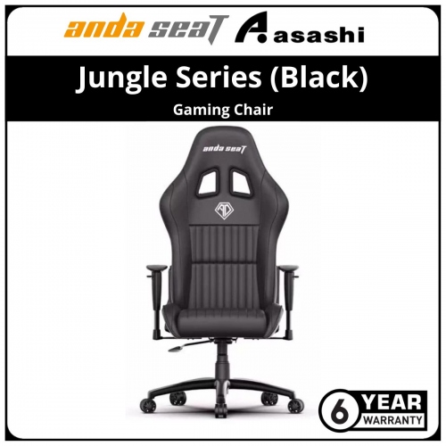 ANDA SEAT Jungle Series (Black) Gaming Chair [AD5‐03‐B‐PV] 6Y