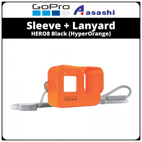 GoPro HERO8 Black Sleeve + Lanyard (HyperOrange)