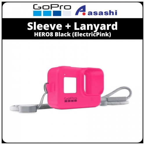 GoPro HERO8 Black Sleeve + Lanyard (ElectricPink)