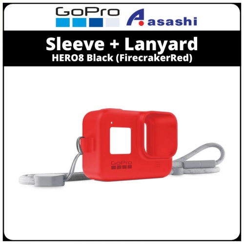 GoPro HERO8 Black Sleeve + Lanyard (FirecrakerRed)