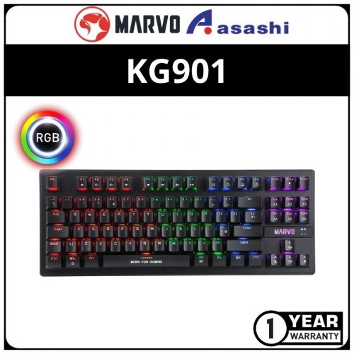 Marvo KG901 TKL Mechanical Keyboard (Blue Switch)- 1Year Manufacturer Warranty
