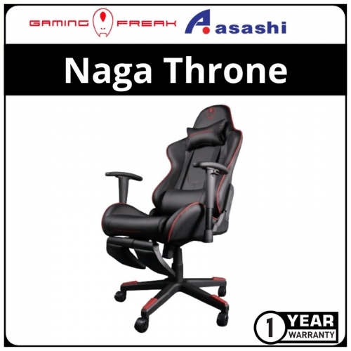 Gaming Freak Naga Throne Gaming Chair With Leg Rest GF-GCNT16 - 1Y