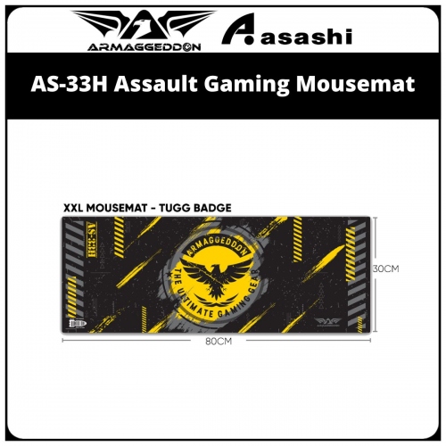 Armaggeddon AS-33H Assault Gaming Mousemat 790mm x 300mm x 3mm