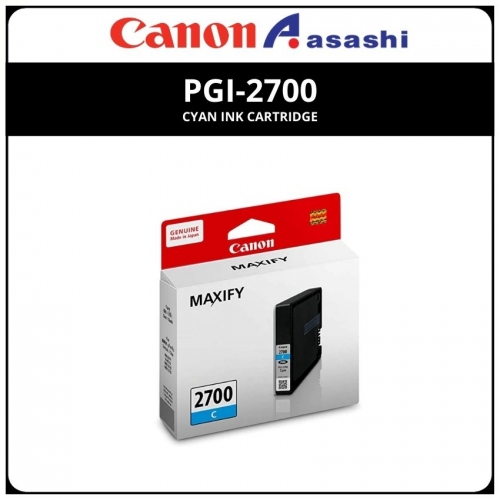Canon PGI-2700 Cyan Ink Cartridge