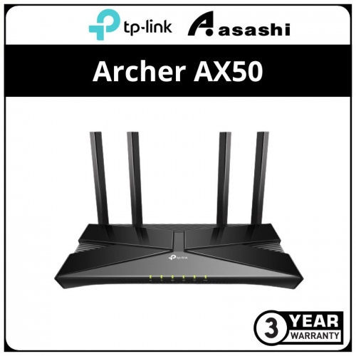 TP-Link Archer AX50 AX3000 Dual Band Gigabit Wi-Fi 6 Router
