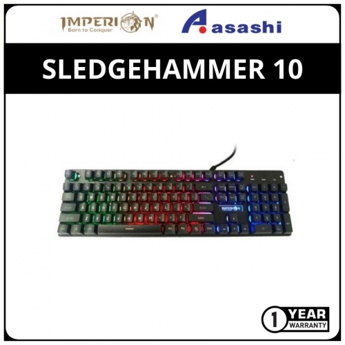 Imperion SLEDGEHAMMER 10 Gaming Keyboard - Black