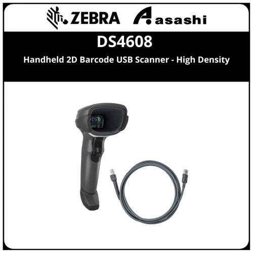 Zebra DS4608 Handheld 2D Barcode USB Scanner - High Density (DS4608-HD7U2100SGW)