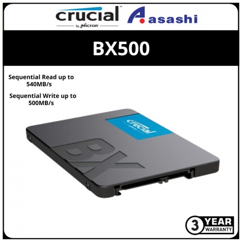 Crucial BX500 1TB SATA III 2.5 Internal SSD (CT1000BX500SSD1