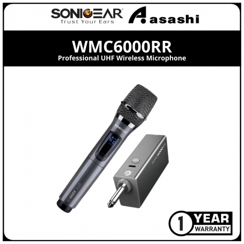 Sonic Gear WMC6000RR Professional UHF Wireless Microphone (1 yrs Limited Hardware Warranty)