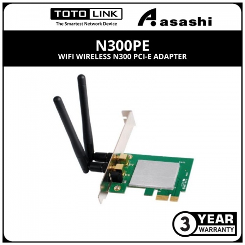 Totolink N300PE WIFI WIRELESS N300 PCI-E ADAPTER