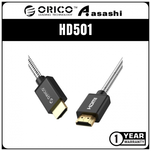 ORICO HD501‐30 3 meter HDMI2.0 4K60Hz Nylon Braided Cable Gold Plated,Cable