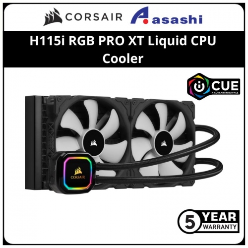 Corsair iCUE H115i RGB PRO XT 280mm Liquid CPU Cooler