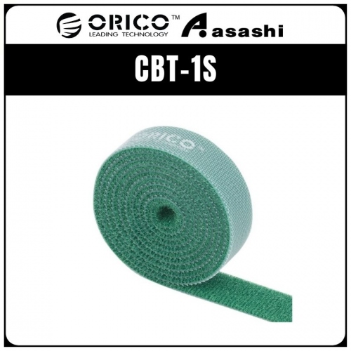 ORICO CBT-1S Reusable Velcro Cable Ties 1M - Green