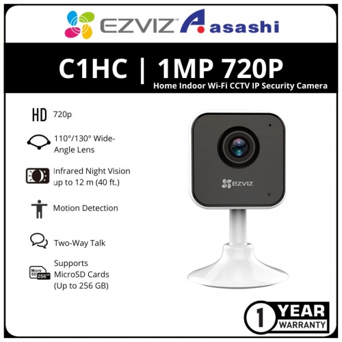 EZVIZ C1HC 1MP 720p HD Home Indoor Wi-Fi CCTV IP Security Camera