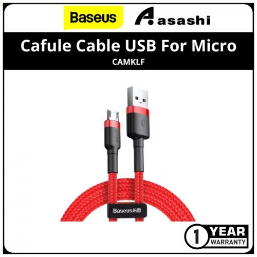 Baseus CAMKLF-B09 cafule Cable USB For Micro 2.4A 1M Red+Red
