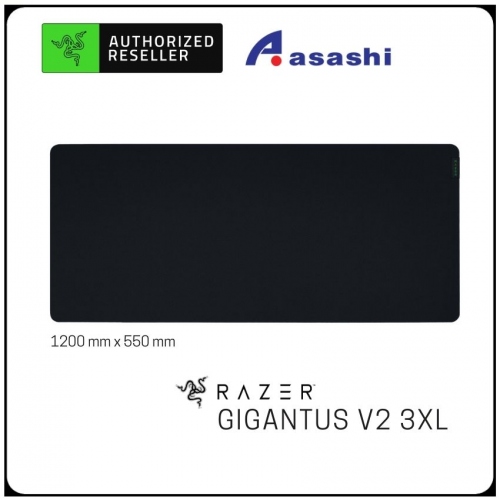 Razer Gigantus V2 - 3XL (Textured Micro-weave, Thick Rubber Foam, Anti-slip Base, 1200 mm x 550 mm) RZ02-03330500-R3M1