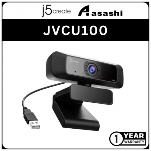 J5 JVCU100 USB HD Webcam With 360° Rotation