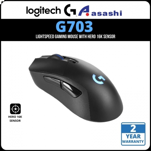 PROMO - Logitech G703 HERO LIGHTSPEED Wireless Gaming Mouse (910-005642)