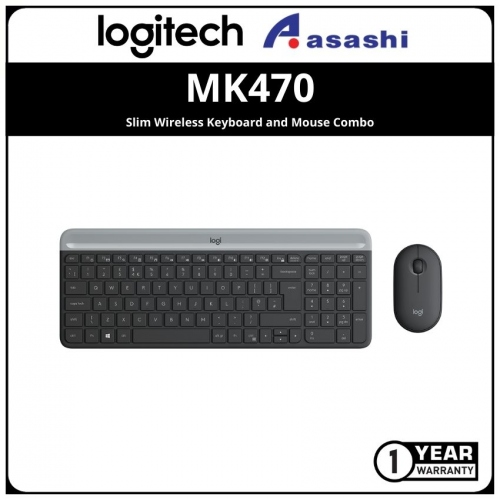 Logitech MK470 Slim Wireless Keyboard and Mouse Combo(920-009182)