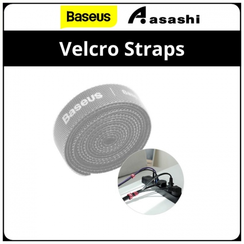 Baseus ACMGT-E0G-Grey 1m Rainbow Circle Velcro Straps