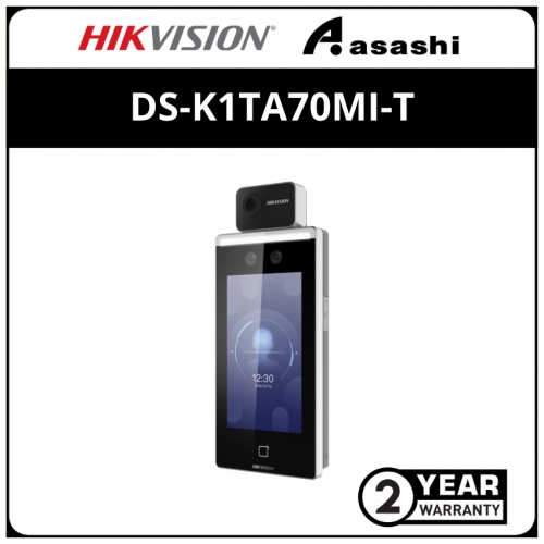 Hikvision DS-K1TA70MI-T Face Recognition Access Control with Fever Screening 7-inch LCD touch screen,2 Mega pixel,6000 faces