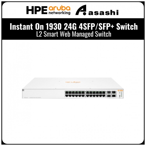 Aruba Instant On 1930 24G 4SFP/SFP+ Switch (JL682A) L2 Smart Web Managed Switch