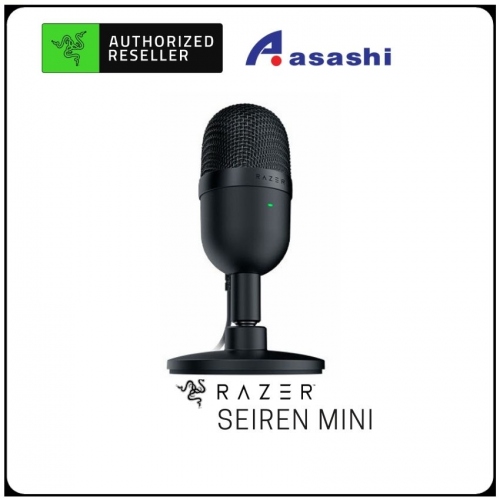 Razer Seiren Mini - Portable Mini Mic (Condenser Microphone, Supercardioid Pick-Up Pattern, Build-in Shock Mount)