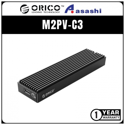 Orico M2PV-C3 Aluminum Heatsink Type C M.2 NVME SSD Enclosure (1 yrs Limited Hardware Warranty)