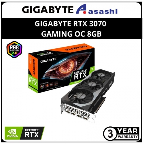 GIGABYTE GeForce RTX 3070 GAMING OC 8GB GDDR6 Graphic Card (GV-N3070GAMING OC-8GD)