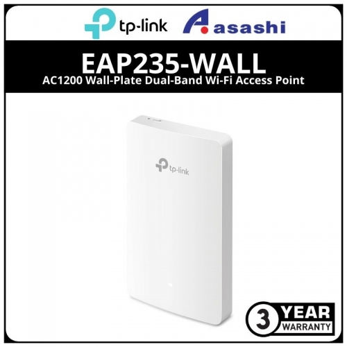 TP-Link EAP235-Wall AC1200 Wall-Plate Dual-Band Wi-Fi Access Point
